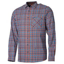 Chemise 100% Coton Bleue/Marron Somlys XXL