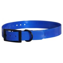 Collier Chien en Polyur&eacute;thane Bleu 45cm Somlys