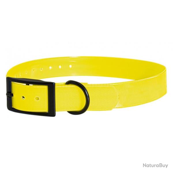 Collier pour Chien en Polyur�thane Jaune 65 cm Somlys