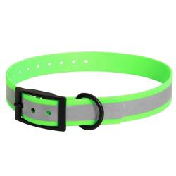 Collier pour Chien en Polyur&eacute;thane R&eacute;fl&eacute;chissant Vert - Somlys