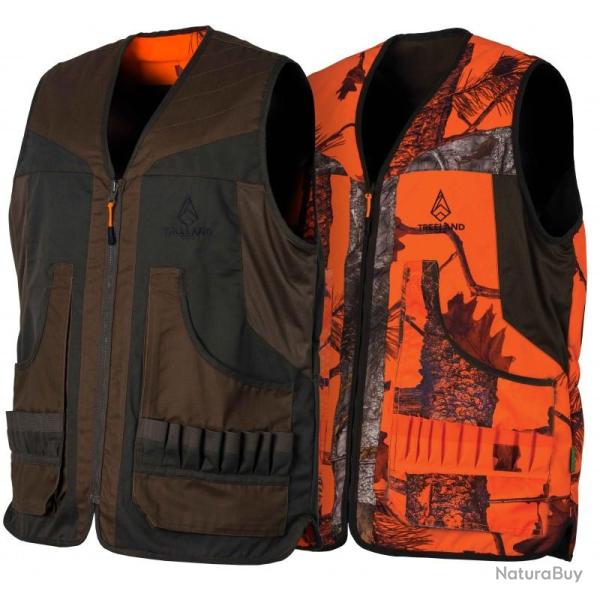 Gilet R�versible Camouflage/Vert Treeland M