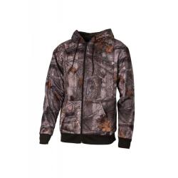 Sweat &agrave; Capuche Zipp&eacute; Camo Forest Treeland 16