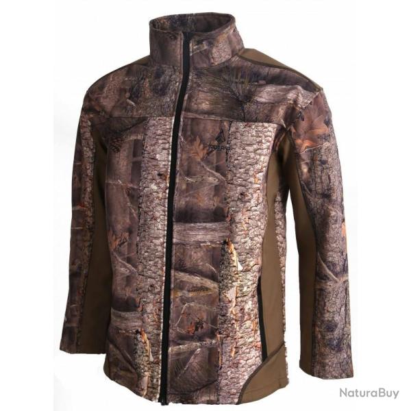 Veste Softshell Camo Forest Treeland XL