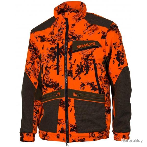 Veste Ultra Stretch Light Camouflage Orange - Somlys XL