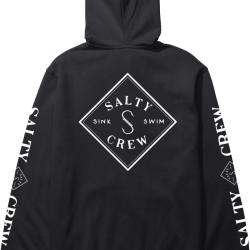 Sweat &agrave; capuche SALTY CREW Tippet hood fleece Black L