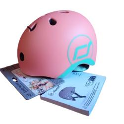 casque cyclisme scoot&ride Peach XXS-S
