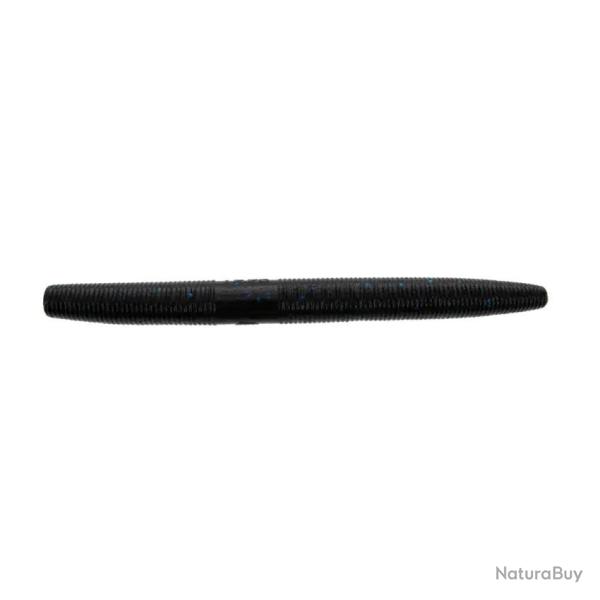 Leurre Souple Gary Yamamoto Fat Senko 4" - 10cm 10cm Par 10 021 - Black W/Lg Blue Flake