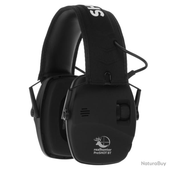 Casque Anti-bruit Actif RealHunter Active ProSHOT BT  Noir