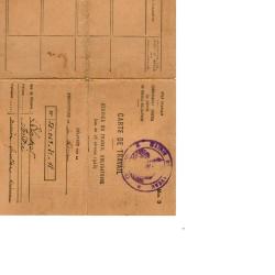 carte de travail militaire