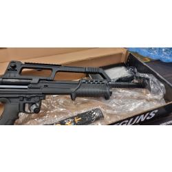 Fusil pompe Hatsan escort BullTac cal 12/76 can 61 cm + chargeur