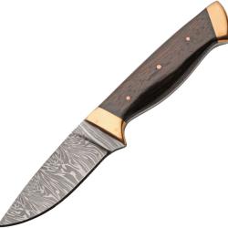Couteau &agrave; lame fixe - Rite Edge Couteau fixe skinner damas