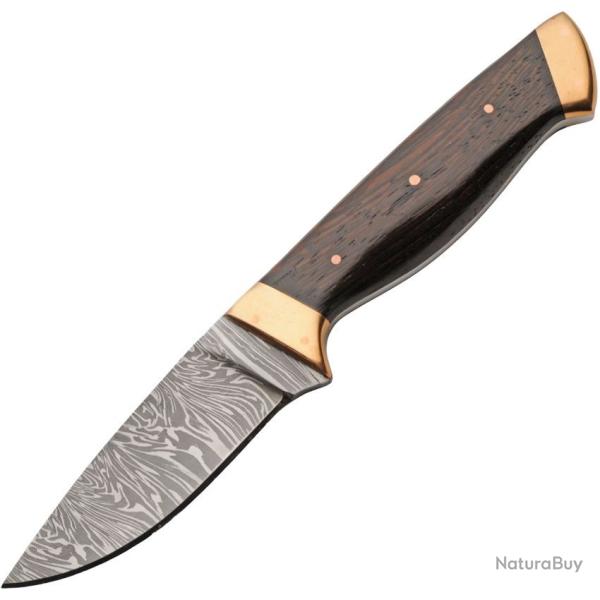 Couteau � lame fixe - Rite Edge Couteau fixe skinner damas