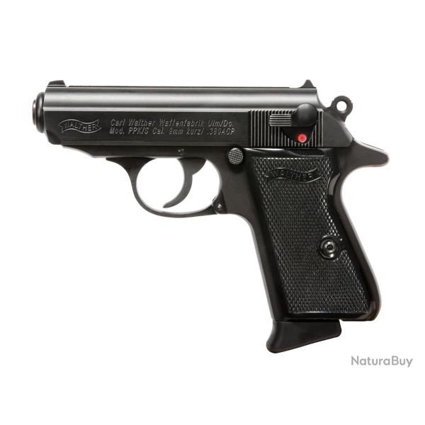 PISTOLET PIST PPK/S WALTHER CAL 380 ACP, 7 COUPS - BLACK