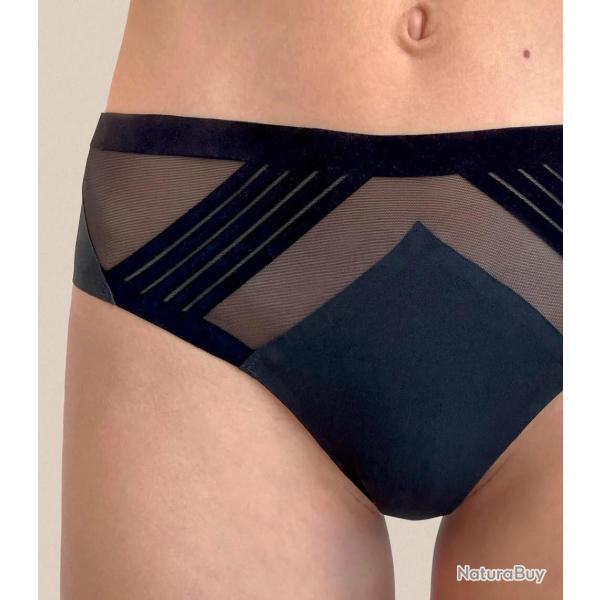 Tanga de Sport Femme HASTKO "N�23" Taille 2 (38/40/42) Noir