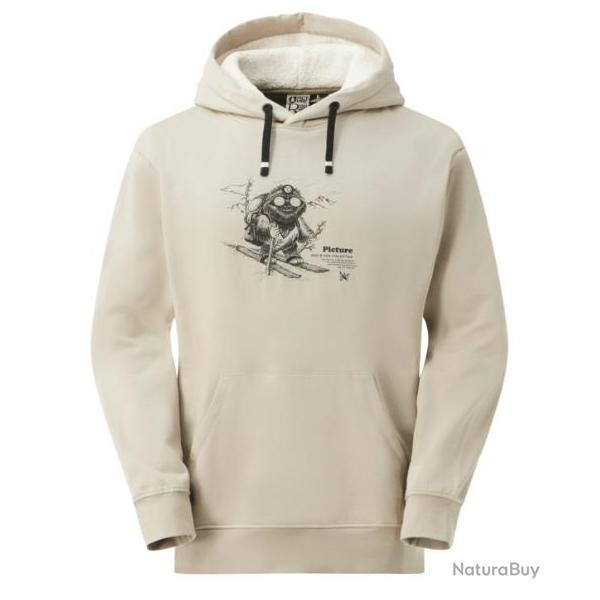 Sweat � Capuche Homme Picture "D&S PLUSH HOODIE" L Beige