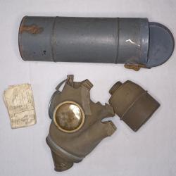 Masque anti gaz Civil D&eacute;fense Passive guerre 39/45 WW2