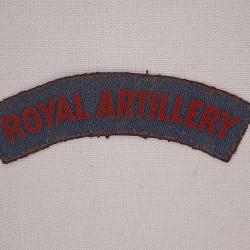 Titre d'&eacute;paule Anglais 39/45 imprim&eacute; Royal Artillery WW2