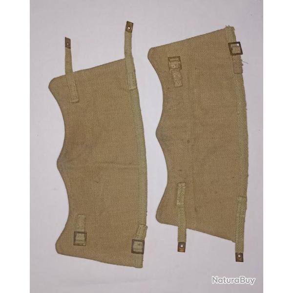 Paire de gu�tres en Web 37 taille 2 dat�e 42 WW2