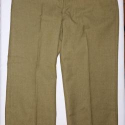 Pantalon moutard M-37 guerre US Army trousers serge wool 1941 WW2