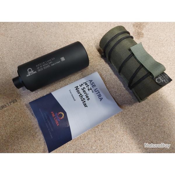 Silencieux Ase Ultra SL5I Noir - Calibre .30 - 14x1