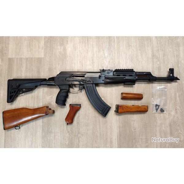 Carabine SDM Mod. AK-47 - Cal 7,62x39 + Crosse bois d'origine (Occasion)