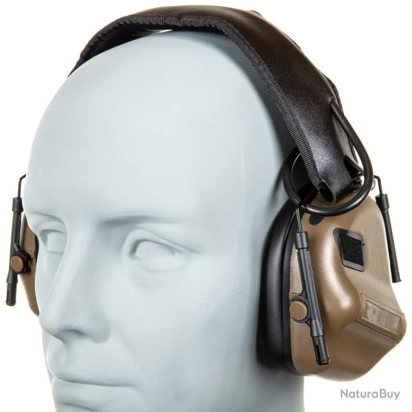 Casque Anti-bruit Actif Wosport HD-12 IPSC Gen. 5 Tan