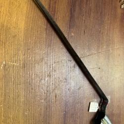 ba&iuml;onnette de chasse lame exagonale aplatie double douille.  FRANCE 18 eme