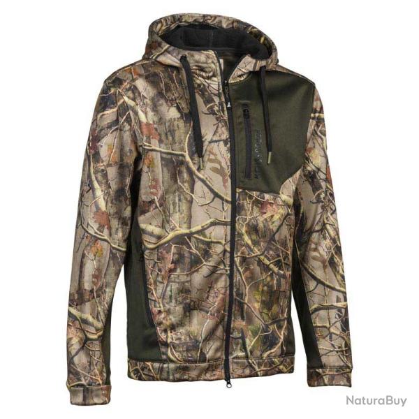 Sweat Zipp� � capuche Percussion Ghostcamo Forest Evo - TAILLE L