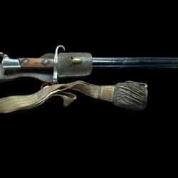 superbebaionette italie/autriche mod&egrave;le 1891.  terni prise par l autriche  avec superbe dragone