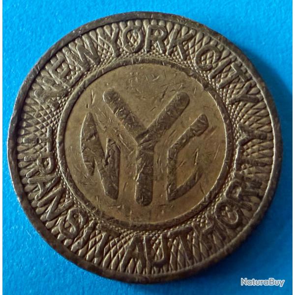 Jeton Transport New York vintage