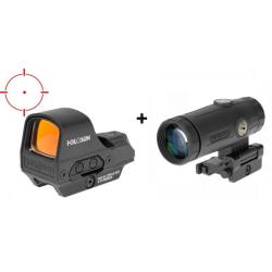 Pack HOLOSUN 510C + HM3X x3 - Point rouge multi-r&eacute;ticules rouge