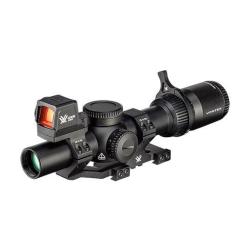VORTEX PACK VENOM 1-6X24 + POINT ROUGE VENOM 3 MOA + MONTAGE MONOBLOC 30 MM
