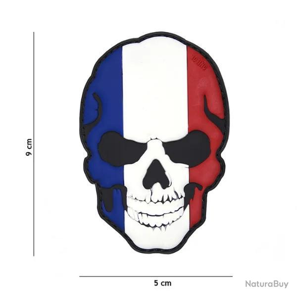 Patchs Symboliques France 3D - Dos Velcro T�te de mort