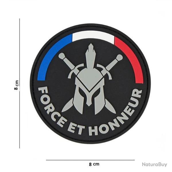 Patchs Symboliques France 3D - Dos Velcro Force et Honneur