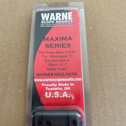 Embases Warne en acier pour winchester, Marlin