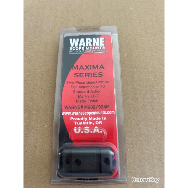 Embases Warne en acier pour winchester, Marlin