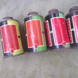 bidons de poudre de chasse anciens