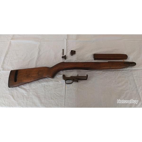 Crosse , garde mains , Pontet nu , Hausse pour carabine US M1.30 carabine