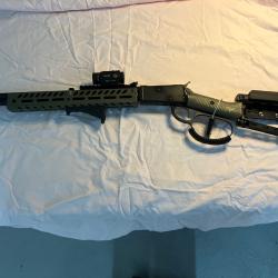 Carabine  ROSSI Triple BLack Custom RANGER POINT PR&Eacute;CISION - calibre 44 Mag - cat&eacute;gorie C