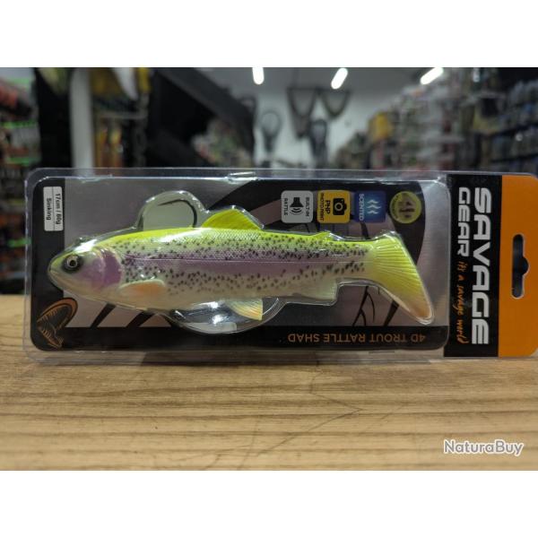 Savage Geart 4D TROUT RATTLE SHAD 17cm 80gr Lemont T