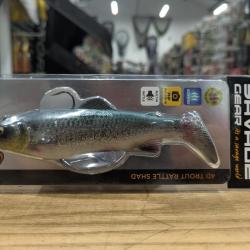Savage Geart 4D TROUT RATTLE SHAD 17cm 80gr Green silver