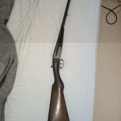 Fusil juxtapos&eacute; de chasse calibre 16 mm