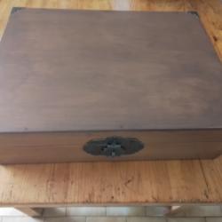 Coffret rangement revolver remington poudre noir39x29x11,5200�
