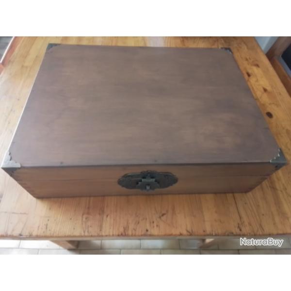 Coffret rangement revolver remington poudre noir39x29x11,5200�