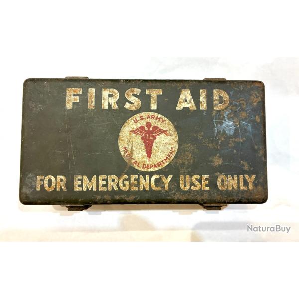 Boite de premiers secours "First Aid" - US ARMY WW2