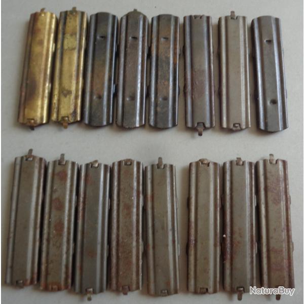 lot de 16 lames chargeurs pour fusil springfield ou US 17