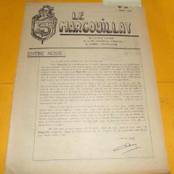 REVUE N&deg; 34 LE MARGOUILLAT 1er MARS 1953 2&egrave;me LEGION DE MARCHE DE GARDE REPUBLICAINE ,  FORMAT 31 CM