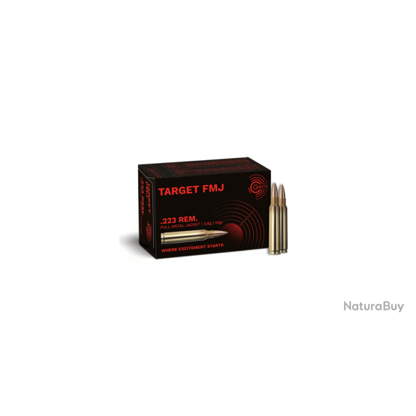 GECO 223REM TARGET FMJ 55gr x50