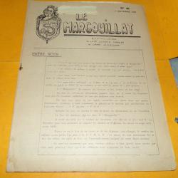 REVUE N&deg; 40 LE MARGOUILLAT 1er SEPTEMBRE 1953 2&egrave;me LEGION DE MARCHE DE GARDE REPUBLICAINE ,  FORMAT