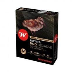 CARTOUCHES WINCHESTER EXTRA DUO BECASSE CAL 12 N&deg;8+9.5